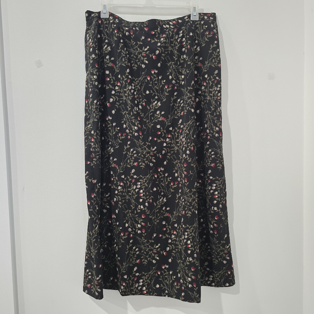 Y2k Black Flowy Shirt